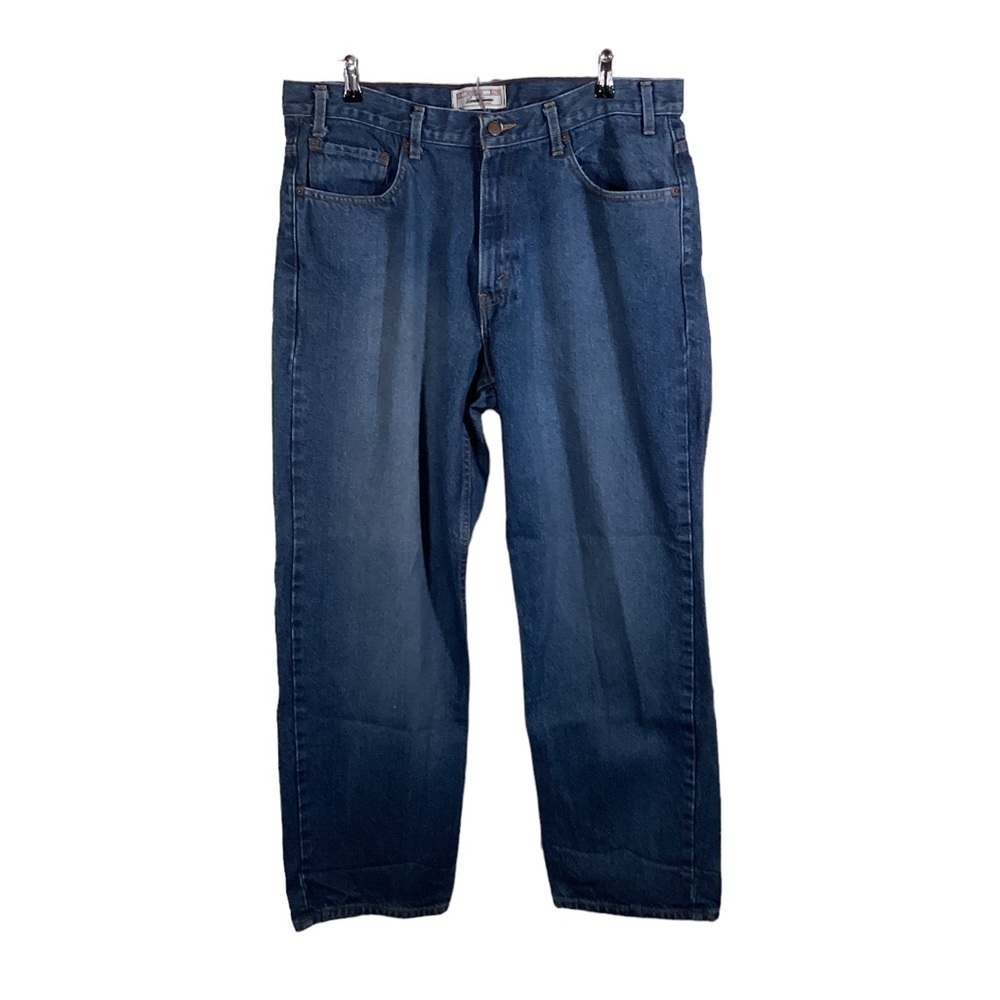 Levi Strauss Signature Loose Relax Fit Men’s Denim Distressed Jeans.  Size 38/30